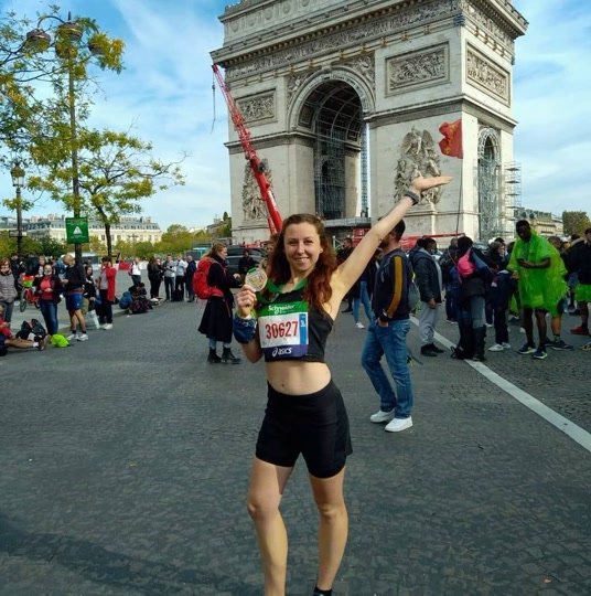 Marine Valet au marathon