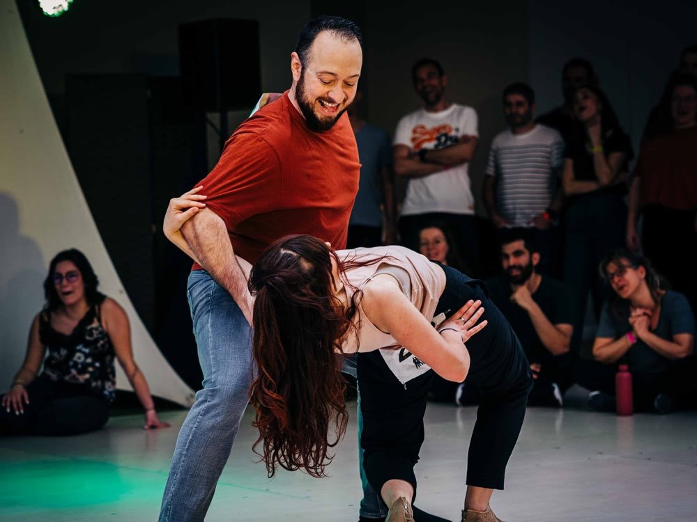 Marine Valet en train de danser en compétition